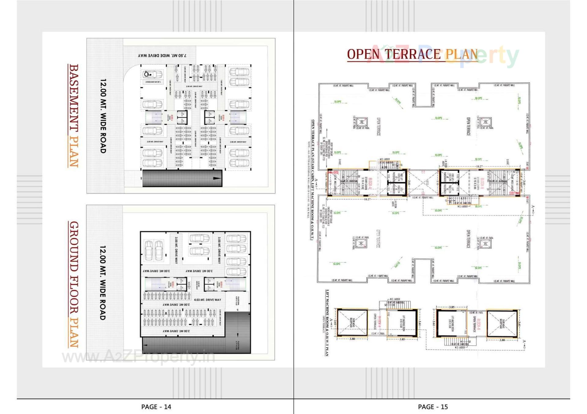 Layout of real estate project Sarthak Lake View located at Nikol, Ahmedabad, Gujarat
