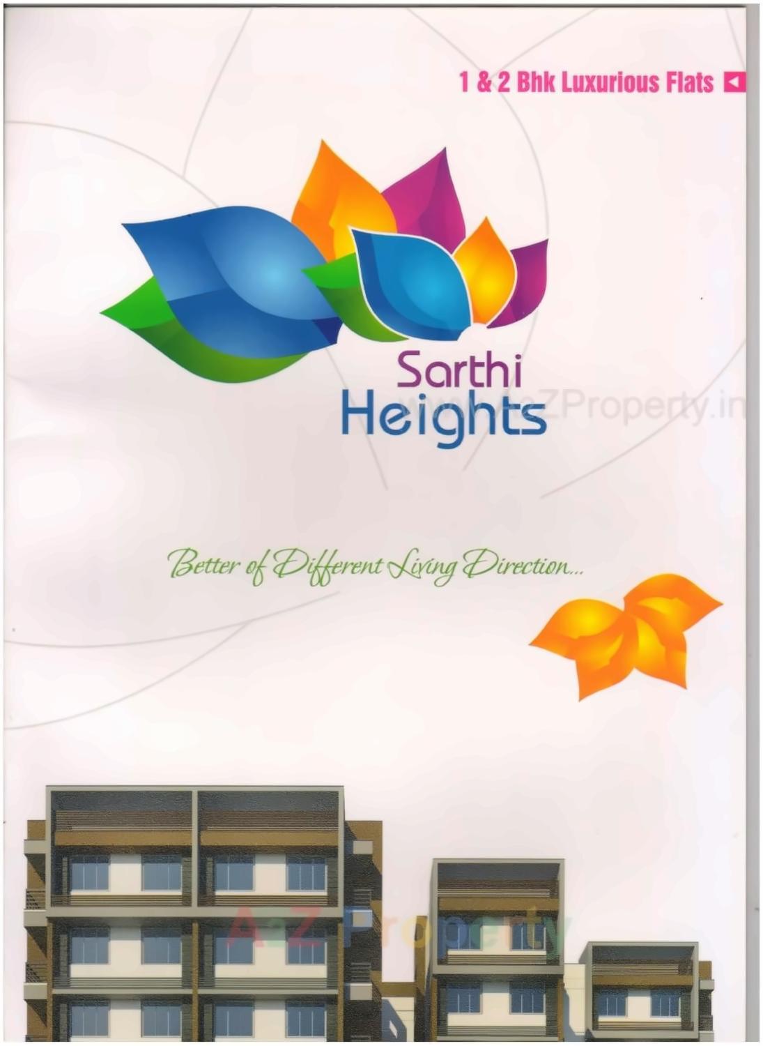 3D Elevation of real estate project Sarthi Height located at Nikol, Ahmedabad, Gujarat