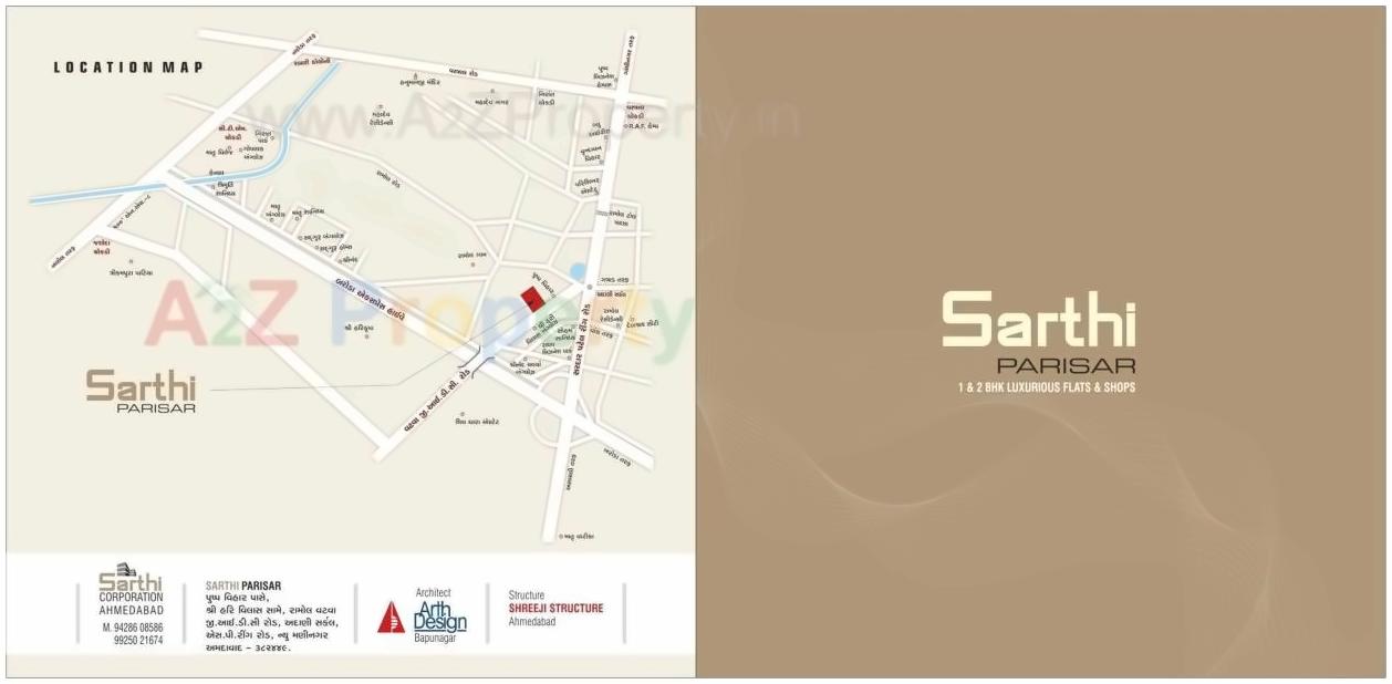  of real estate project Sarthi Parisar located at Ramol, Ahmedabad, Gujarat