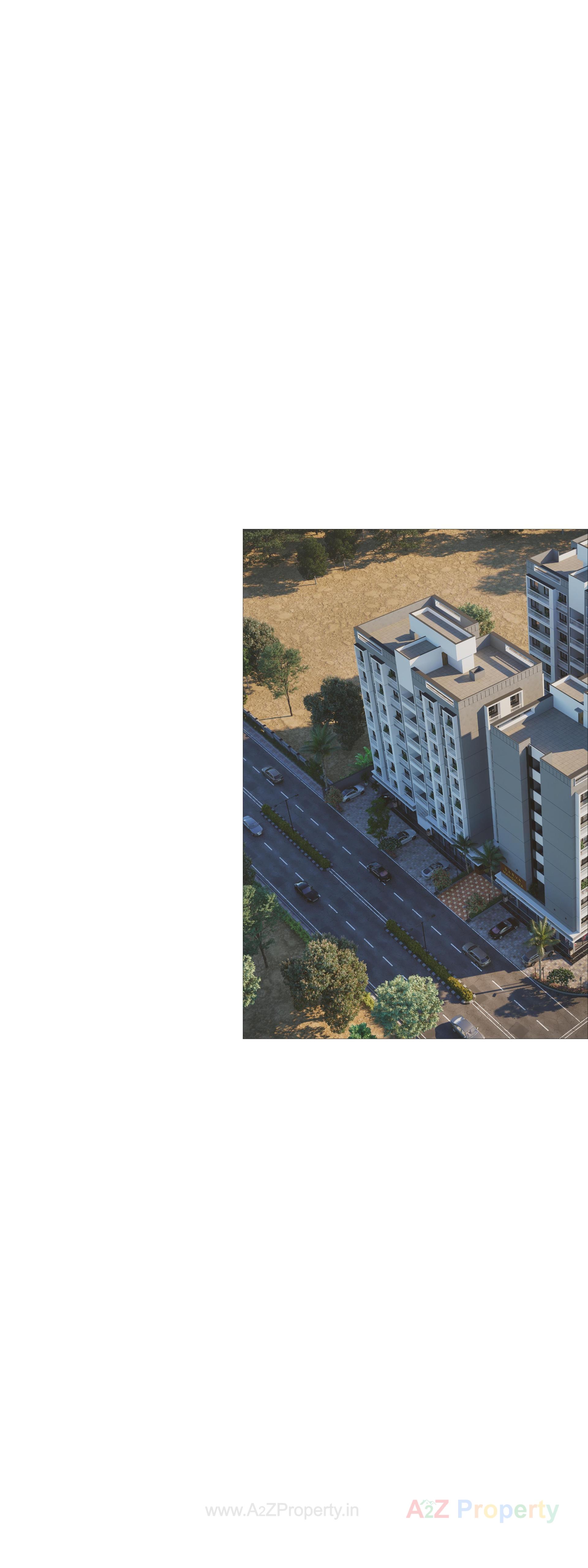 3D Elevation of real estate project Sarva Mangalya located at Narol, Ahmedabad, Gujarat