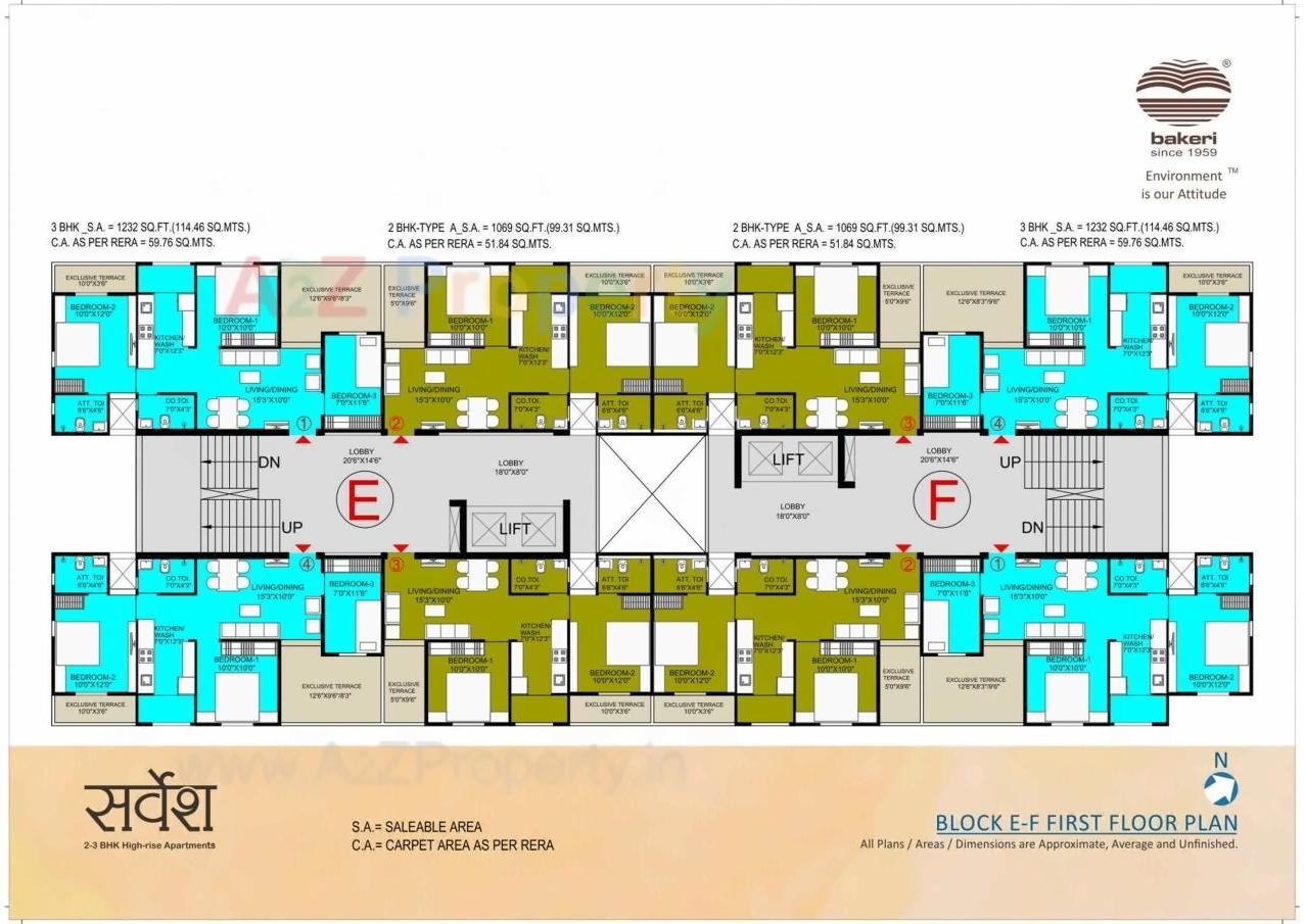 Layout of real estate project Sarvesh located at Ranip, Ahmedabad, Gujarat