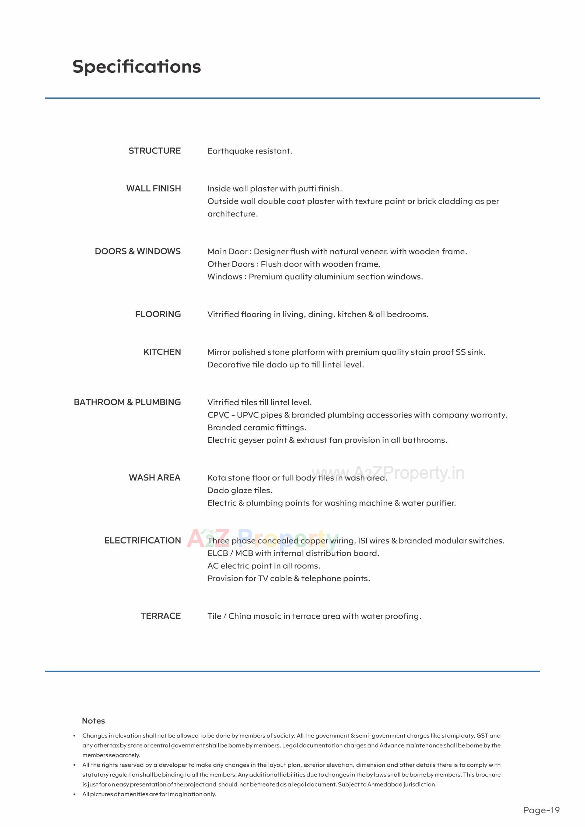  of real estate project Satatya Syril Ii located at Tragad, Ahmedabad, Gujarat