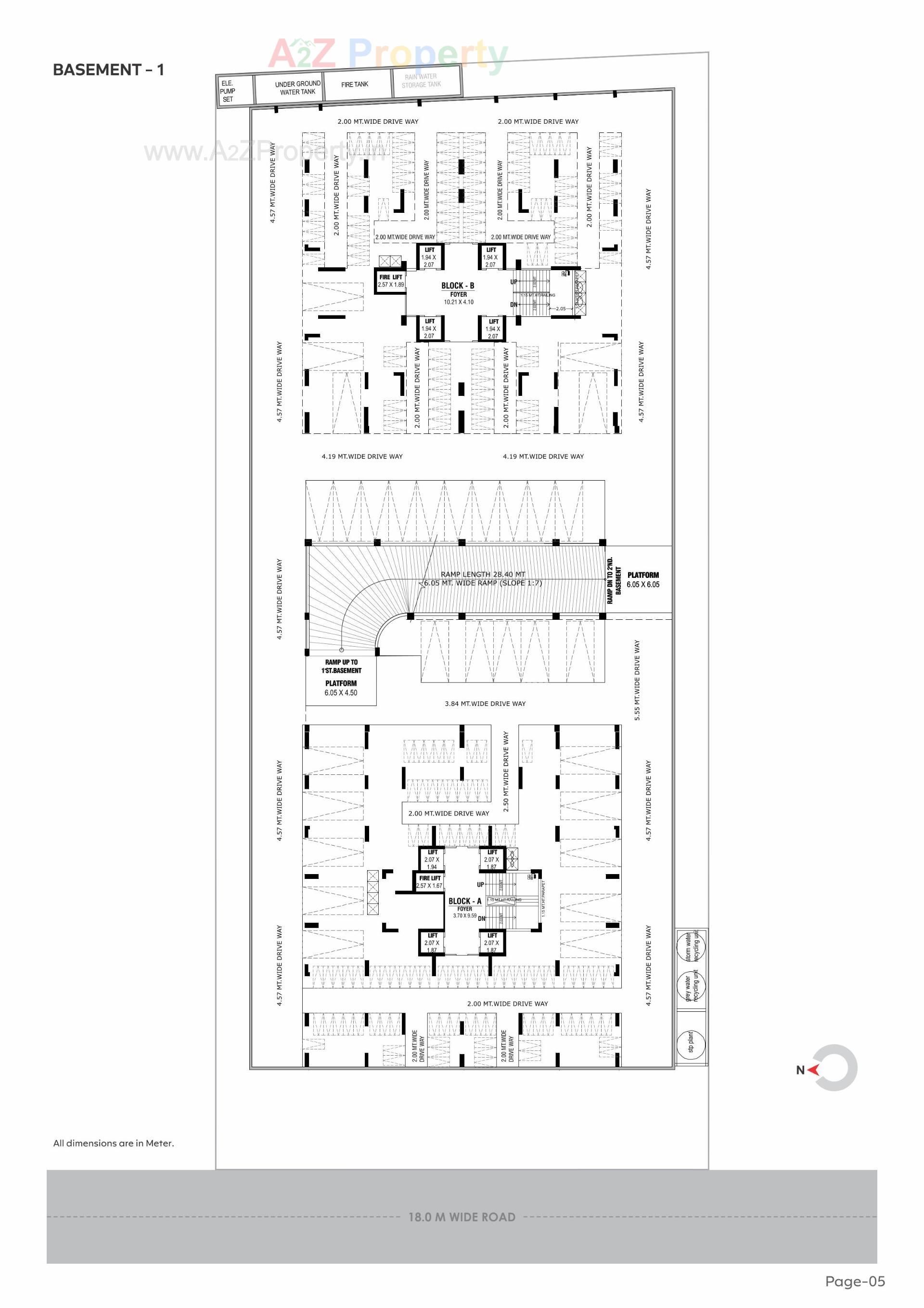 Layout of real estate project Satatya Syril Ii located at Tragad, Ahmedabad, Gujarat