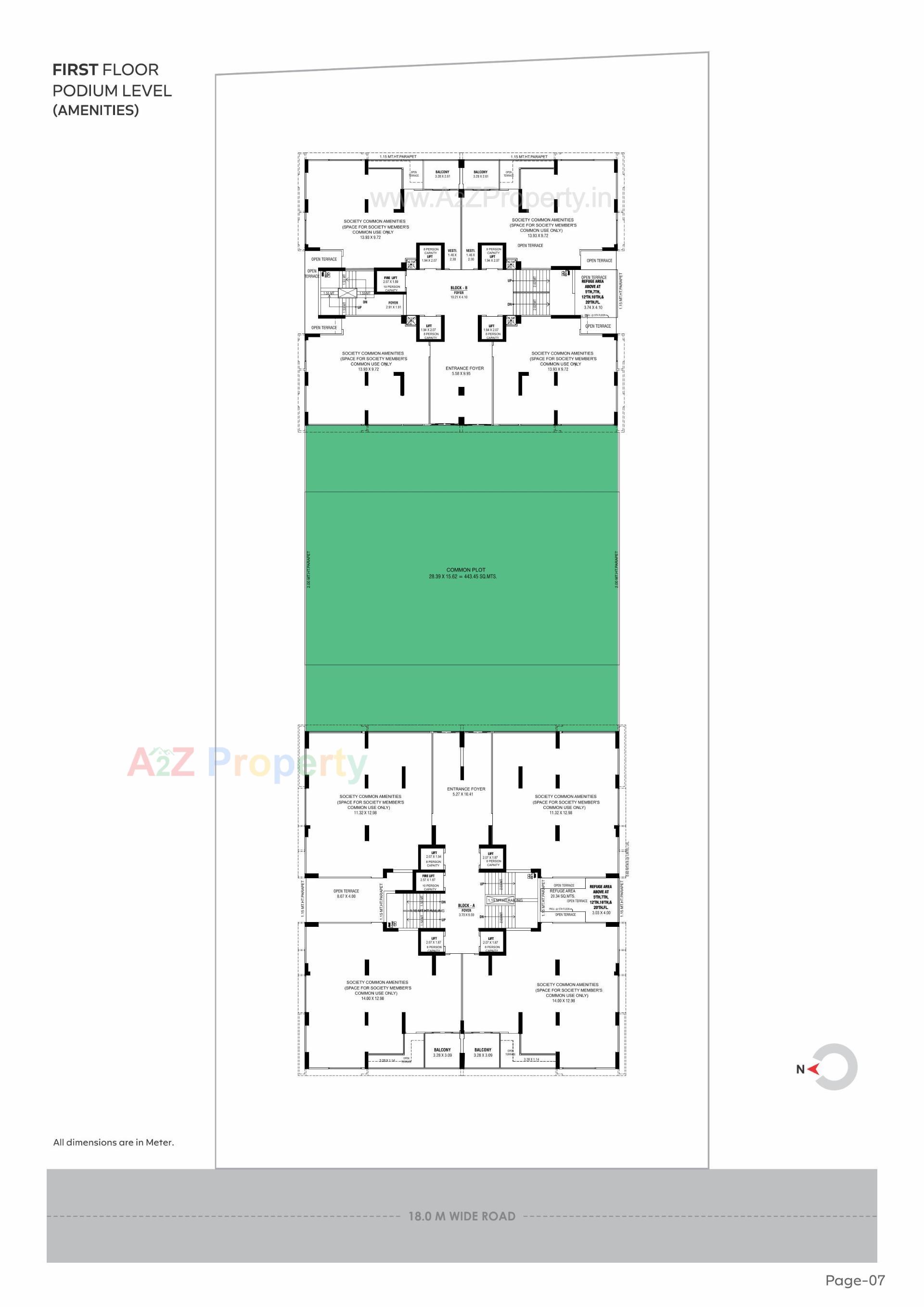 Layout of real estate project Satatya Syril Ii located at Tragad, Ahmedabad, Gujarat