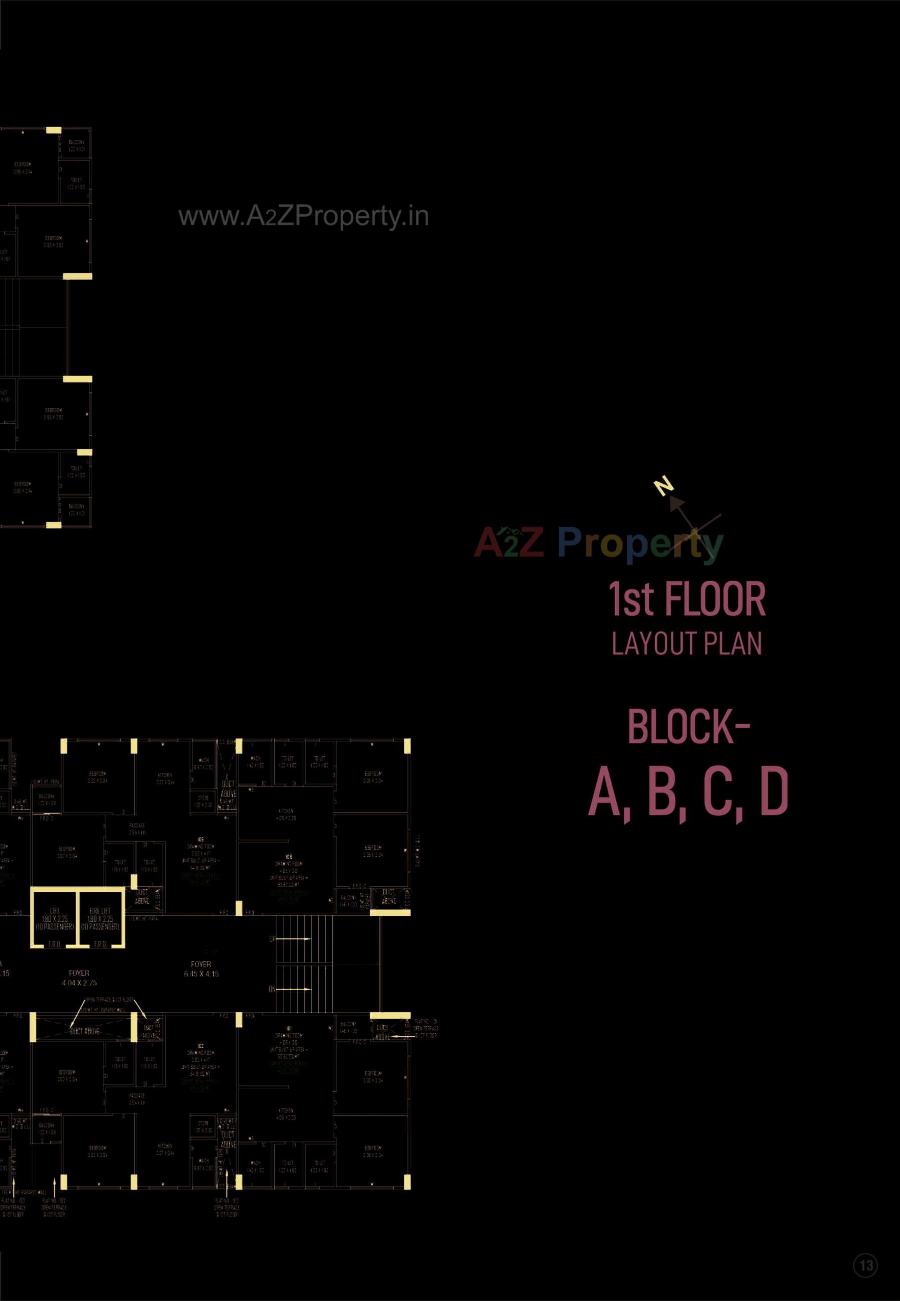 Layout of real estate project Satkar Green located at Muthiya, Ahmedabad, Gujarat
