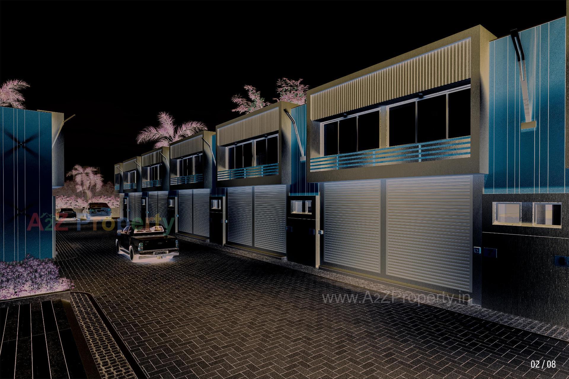 3D Elevation of real estate project Satkar Industrial Park located at Kathwada, Ahmedabad, Gujarat