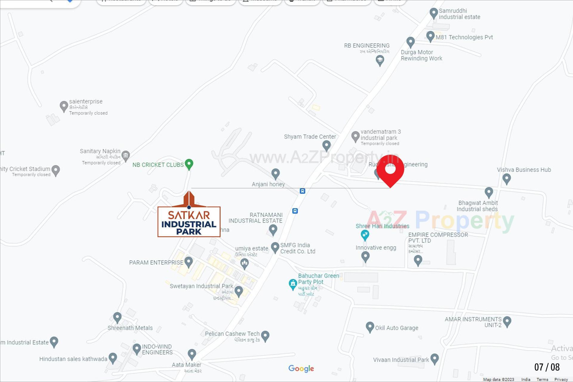  of real estate project Satkar Industrial Park located at Kathwada, Ahmedabad, Gujarat