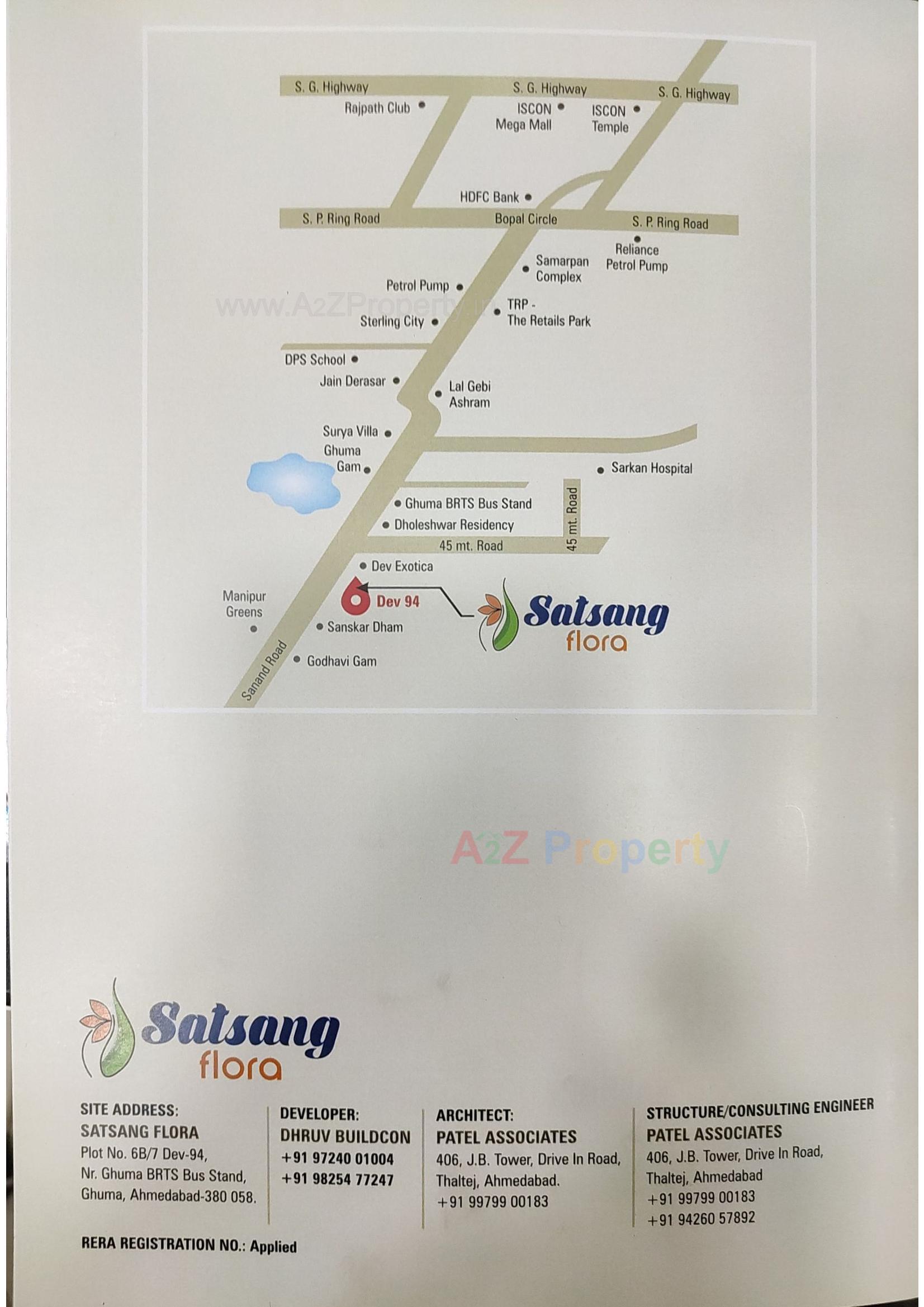  of real estate project Satsang Flora located at Ahmedabad, Ahmedabad, Gujarat