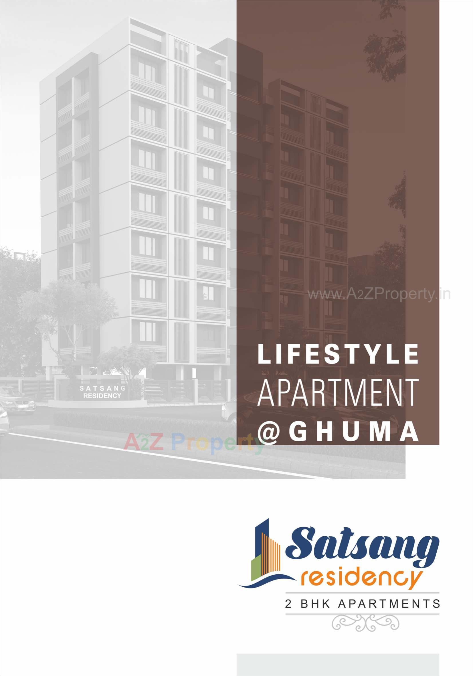  of real estate project Satsang Residency located at Ghuma, Ahmedabad, Gujarat