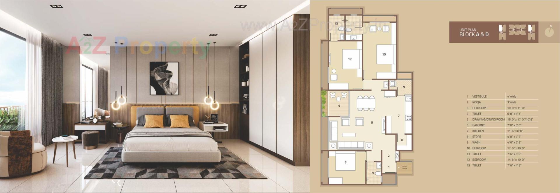 Layout of real estate project Sattva Exotica located at Bopal, Ahmedabad, Gujarat