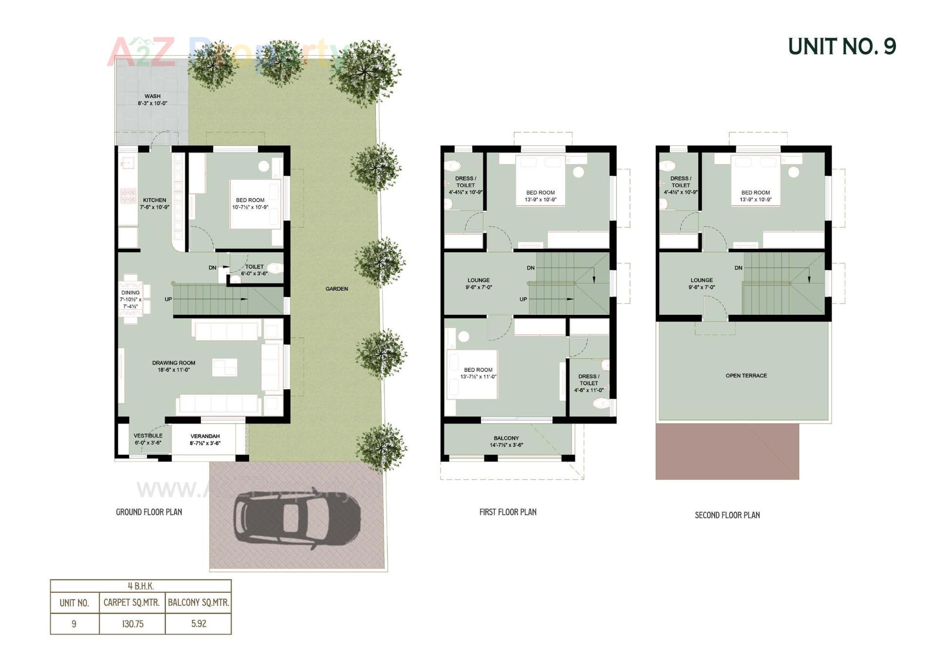 Layout of real estate project Sattva Villa located at Laxmipura, Ahmedabad, Gujarat