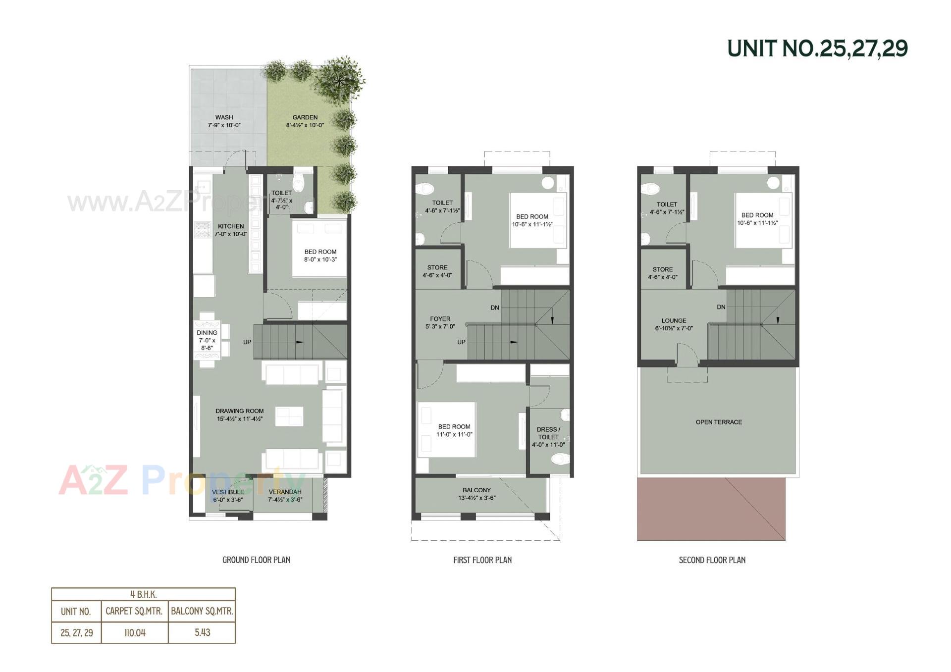 Layout of real estate project Sattva Villa located at Laxmipura, Ahmedabad, Gujarat