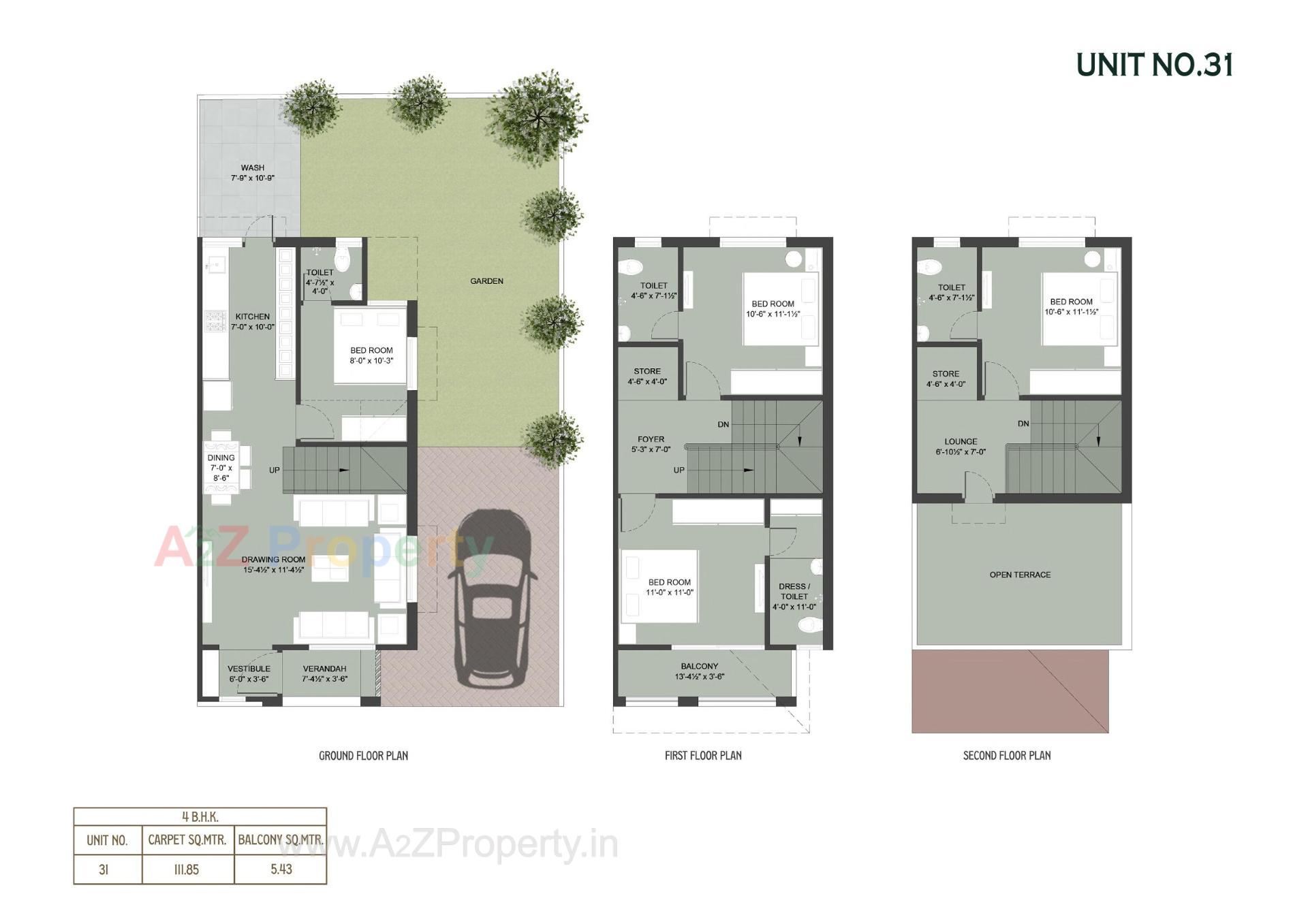 Layout of real estate project Sattva Villa located at Laxmipura, Ahmedabad, Gujarat