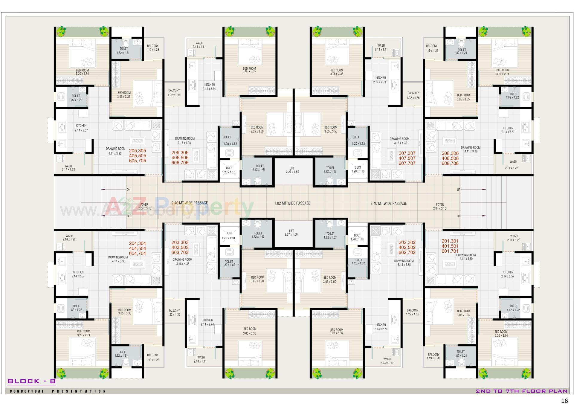 Layout of real estate project Sattvam Icon located at Vinzol, Ahmedabad, Gujarat