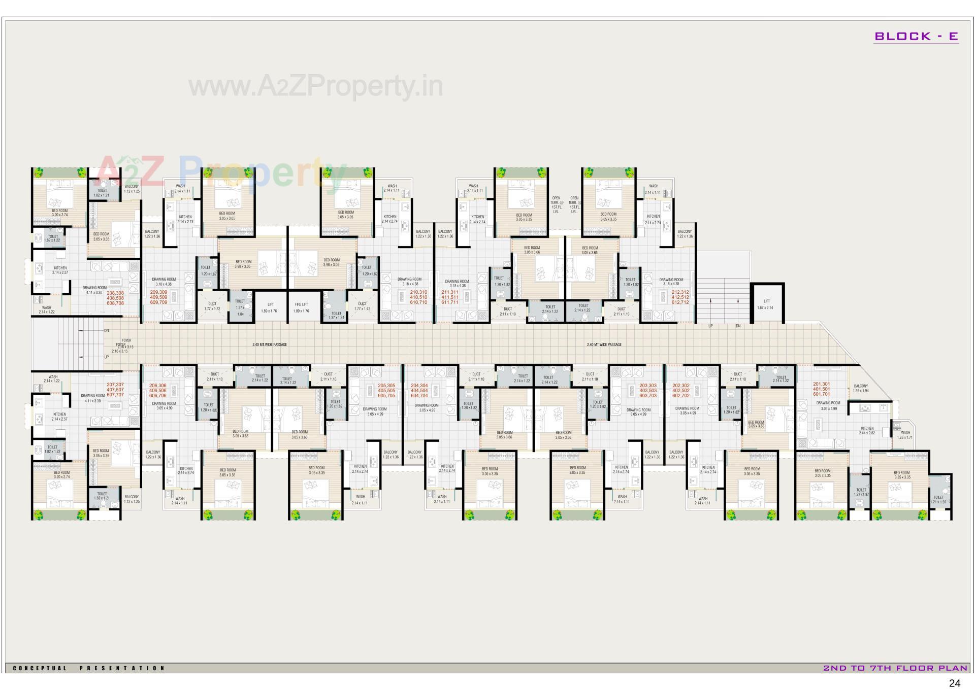 Layout of real estate project Sattvam Icon located at Vinzol, Ahmedabad, Gujarat