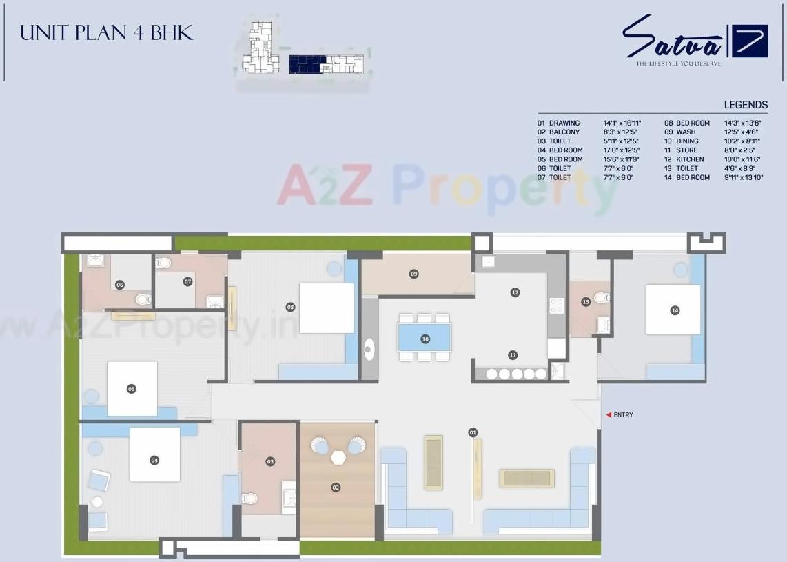 Layout of real estate project Satva located at Dariyapur-kajipur, Ahmedabad, Gujarat
