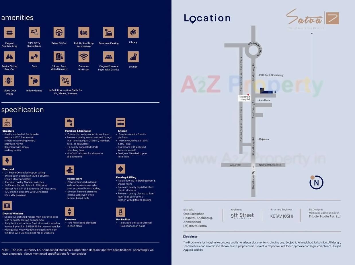  of real estate project Satva located at Dariyapur-kajipur, Ahmedabad, Gujarat