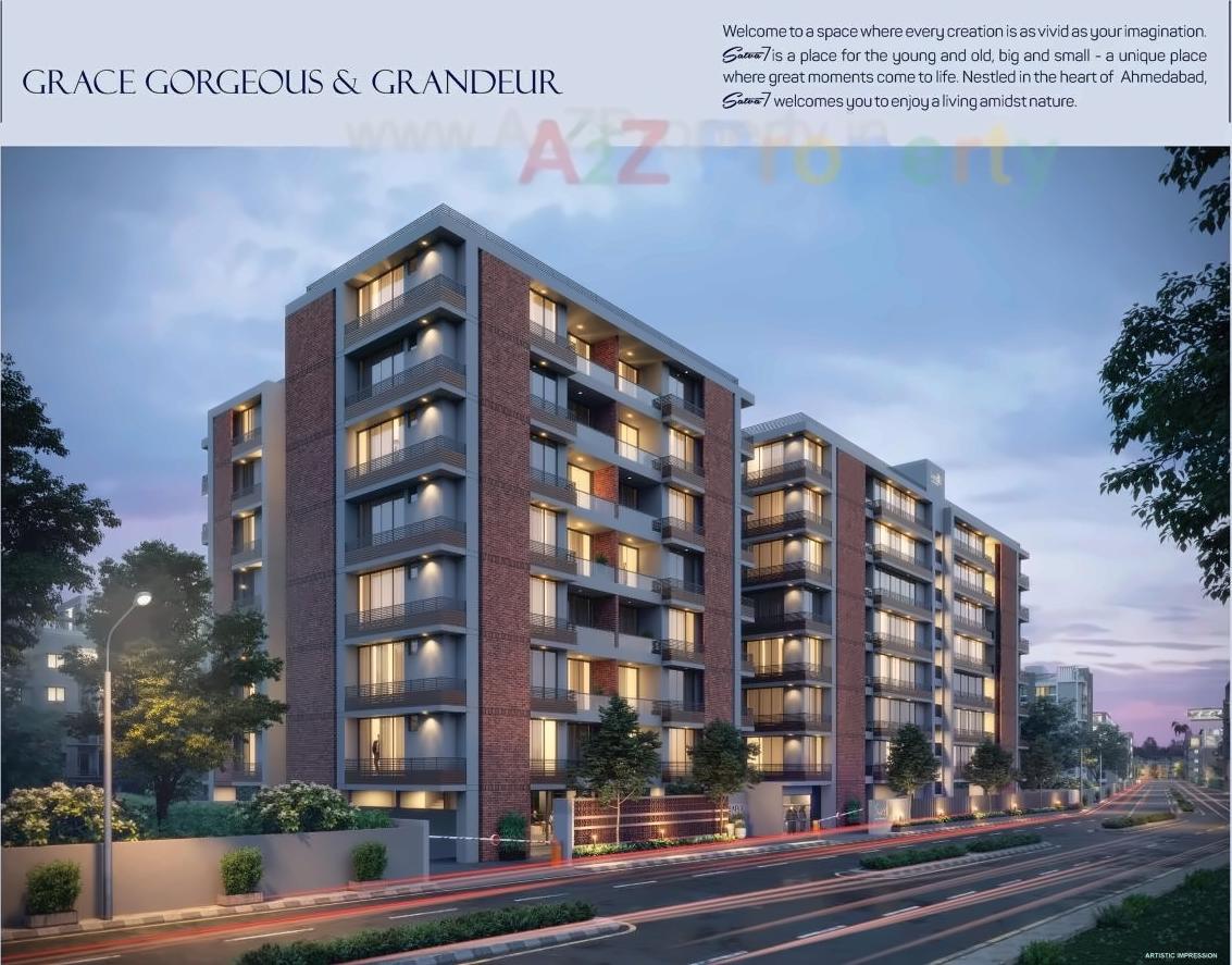 3D Elevation of real estate project Satva located at Dariyapur-kajipur, Ahmedabad, Gujarat