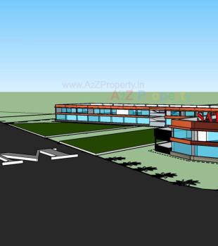 Elevation of real estate project Satva Arcade located at Vinzol, Ahmedabad, Gujarat