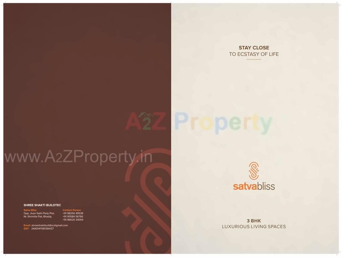  of real estate project Satva Bliss located at Bhadaj, Ahmedabad, Gujarat
