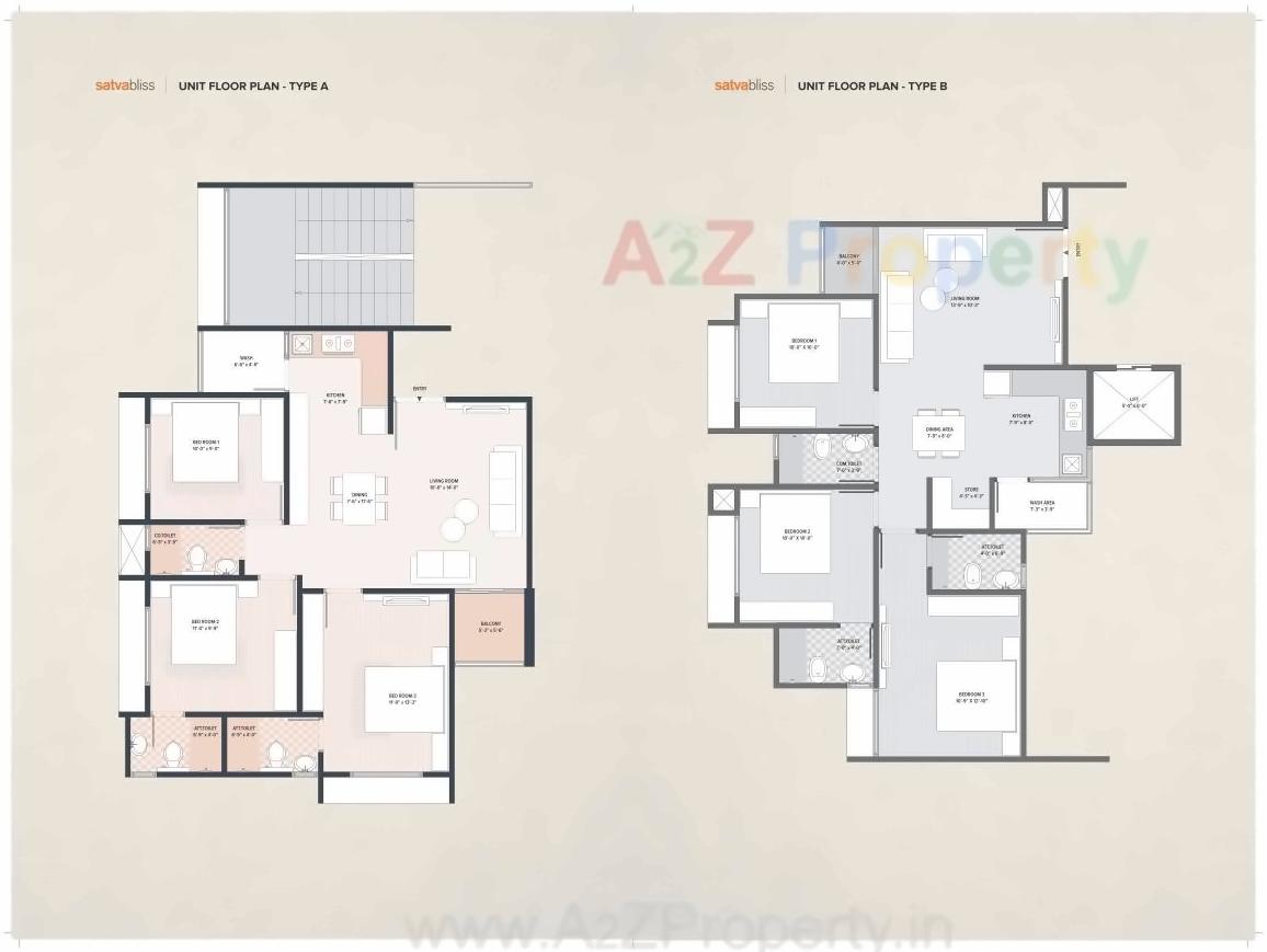 Layout of real estate project Satva Bliss located at Bhadaj, Ahmedabad, Gujarat
