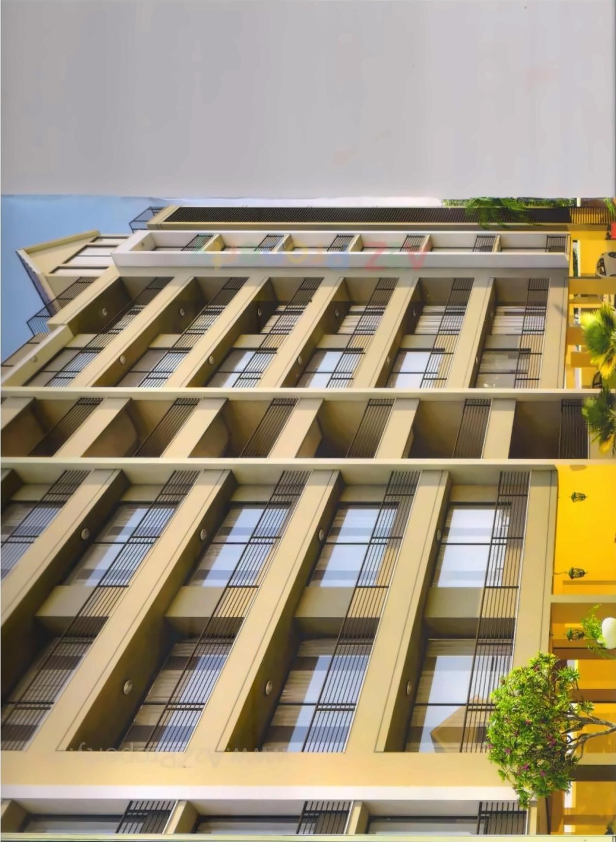 3D Elevation of real estate project Satva Hi Life located at Sola, Ahmedabad, Gujarat