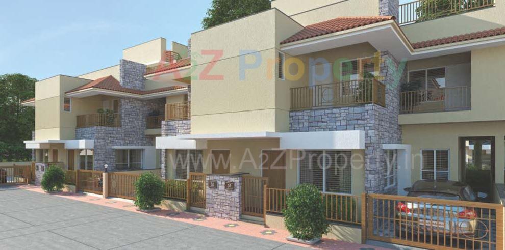 3D Elevation of real estate project Satva Homes located at City, Ahmedabad, Gujarat