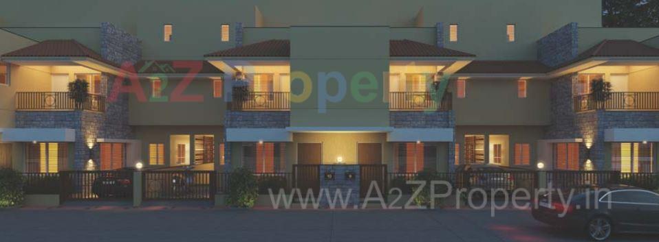 3D Elevation of real estate project Satva Homes located at City, Ahmedabad, Gujarat