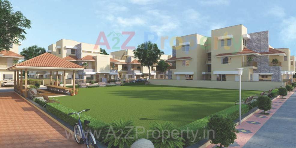 3D Elevation of real estate project Satva Homes located at City, Ahmedabad, Gujarat