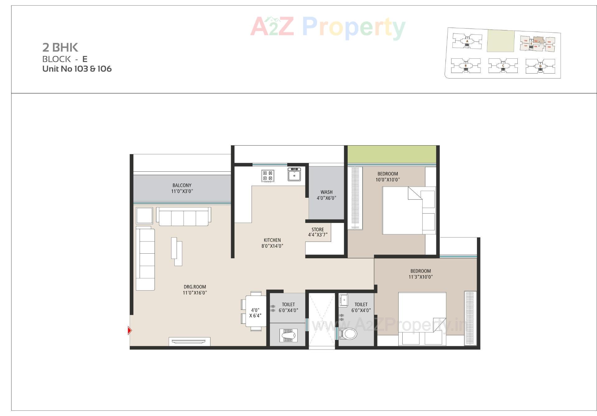 Layout of real estate project Satva Imperia located at Naroda, Ahmedabad, Gujarat