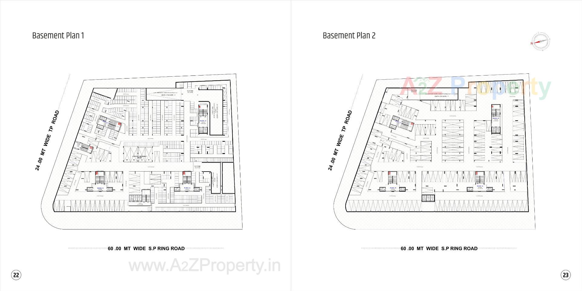 Layout of real estate project Satva Prime located at Vastral, Ahmedabad, Gujarat