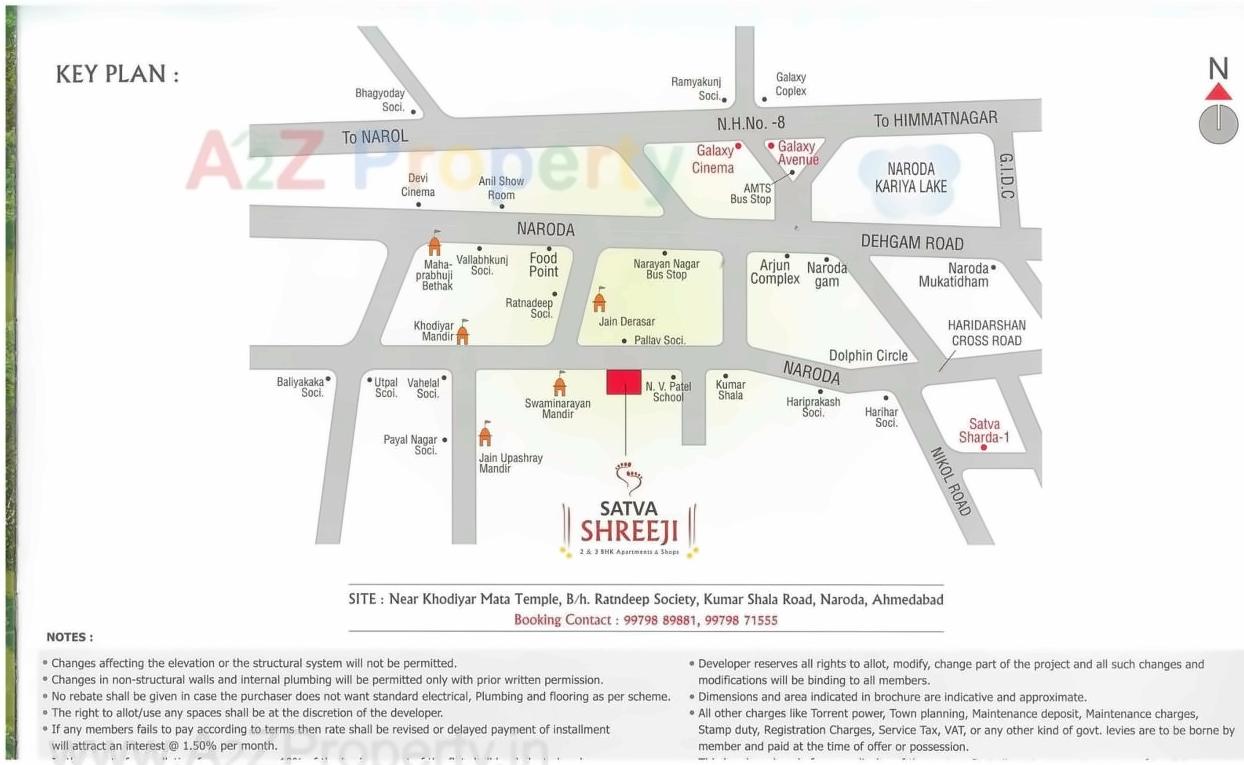  of real estate project Satva Shreeji located at City, Ahmedabad, Gujarat