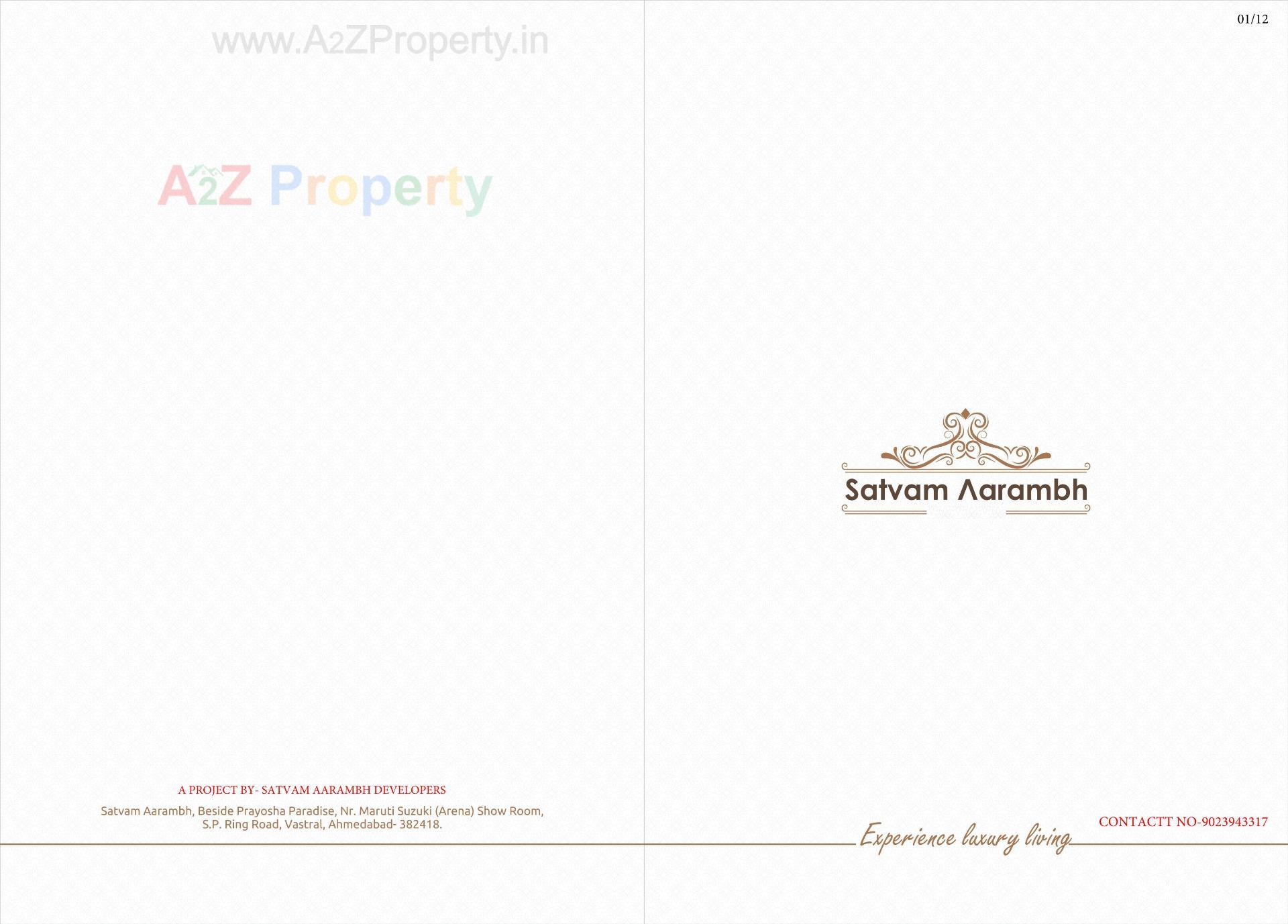  of real estate project Satvam Aarambh located at Vastral, Ahmedabad, Gujarat