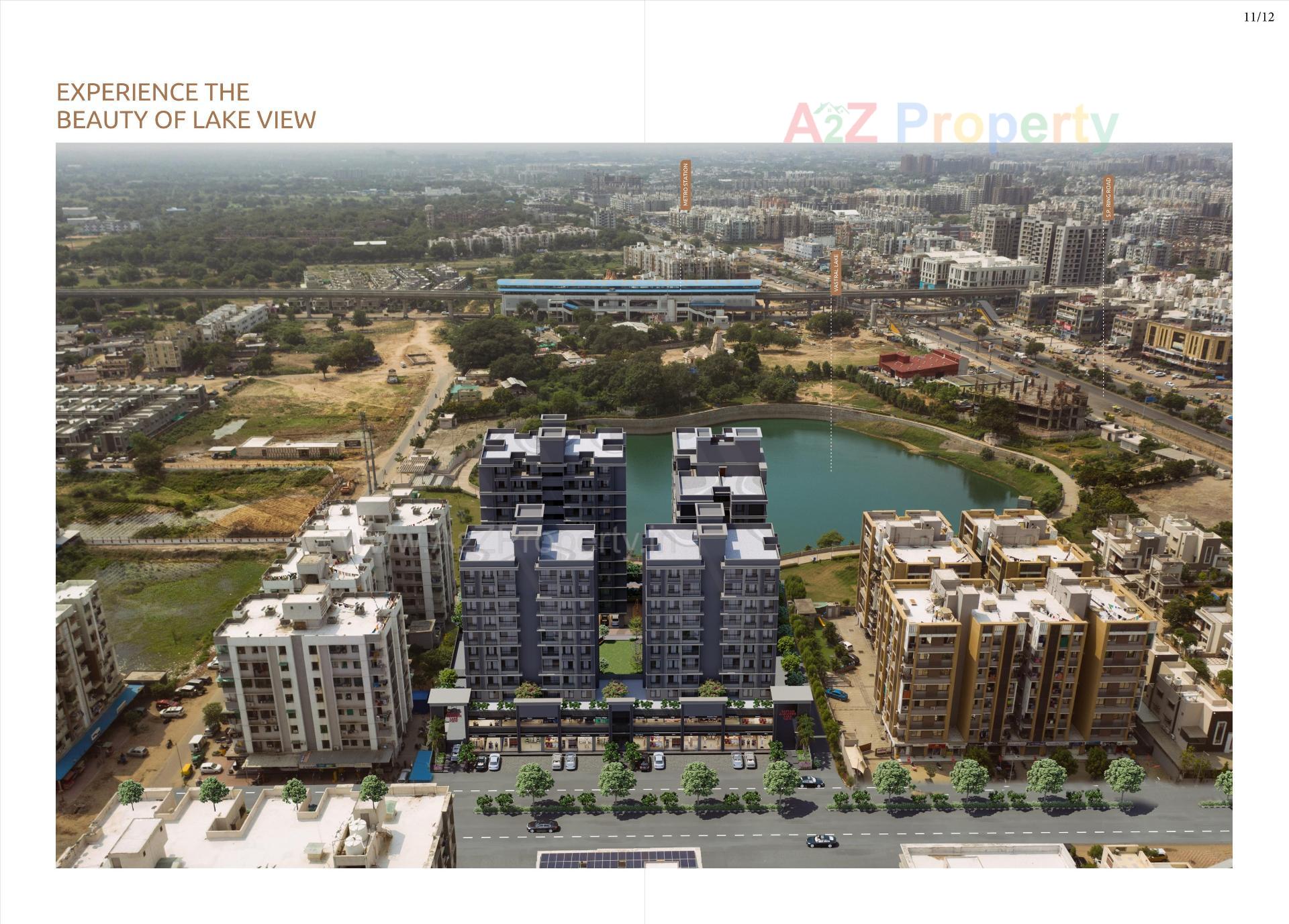 3D Elevation of real estate project Satvam Aarambh located at Vastral, Ahmedabad, Gujarat
