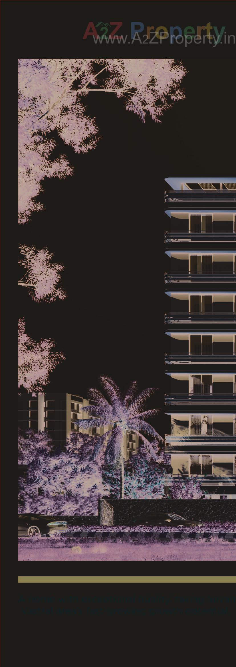 3D Elevation of real estate project Satvam Antrix located at Vastral, Ahmedabad, Gujarat