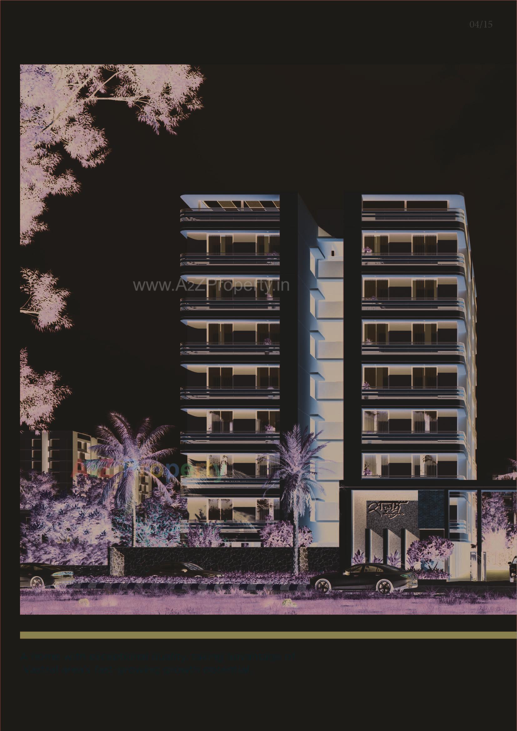 3D Elevation of real estate project Satvam Antrix located at Vastral, Ahmedabad, Gujarat