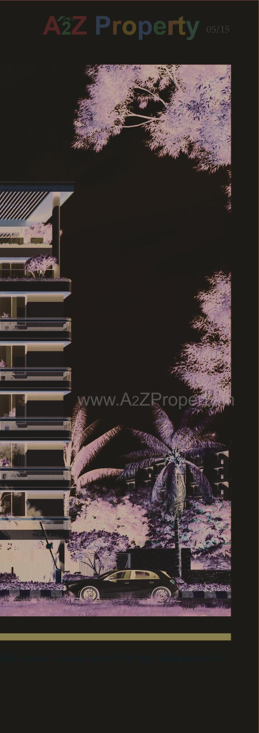 3D Elevation of real estate project Satvam Antrix located at Vastral, Ahmedabad, Gujarat