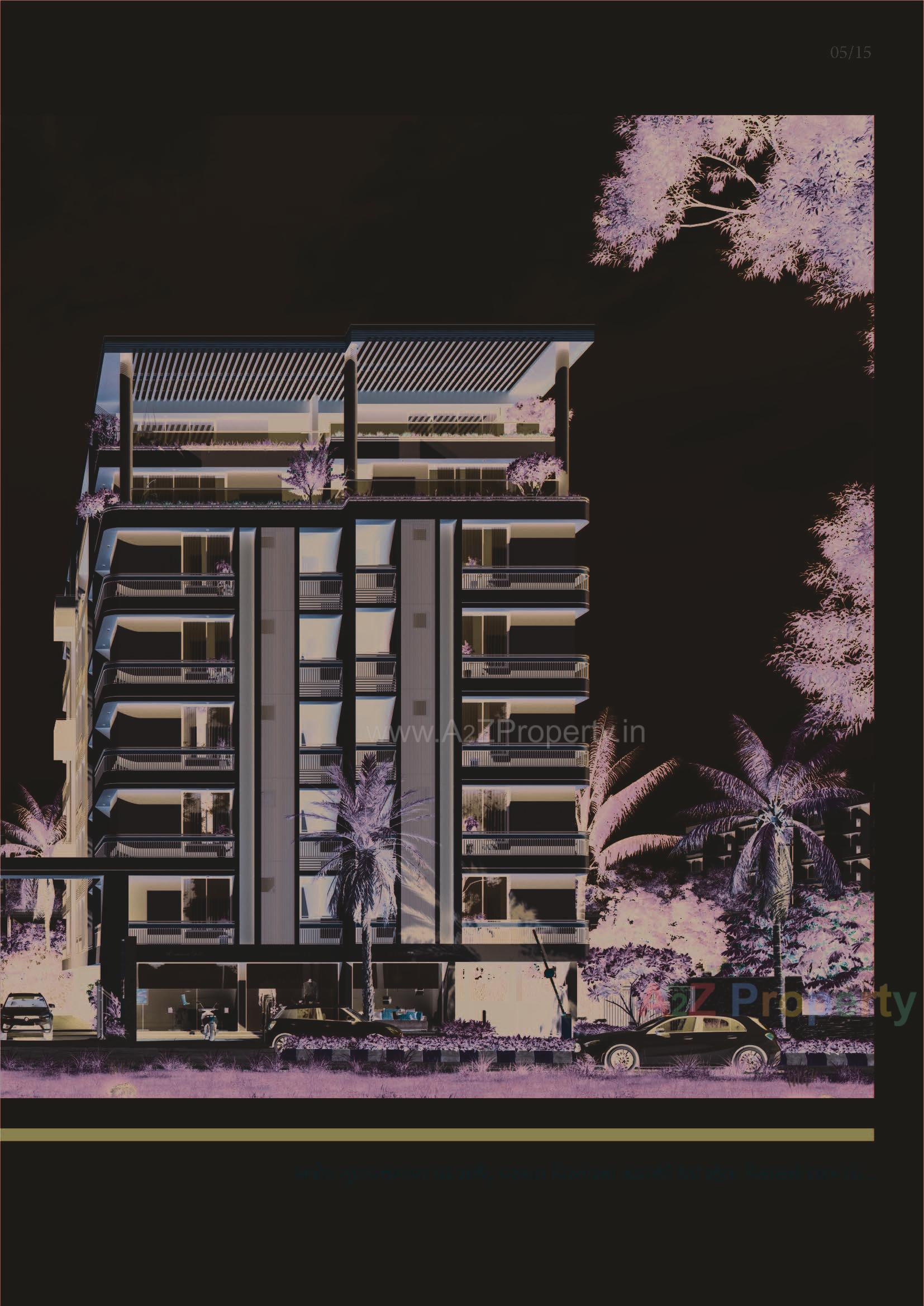 3D Elevation of real estate project Satvam Antrix located at Vastral, Ahmedabad, Gujarat