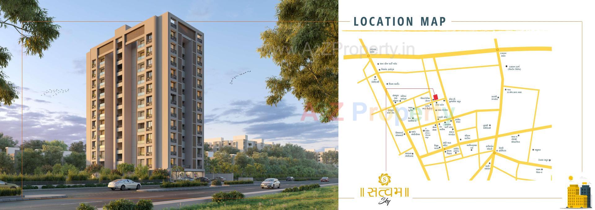  of real estate project Satvam Sky located at Ahmedabad, Ahmedabad, Gujarat