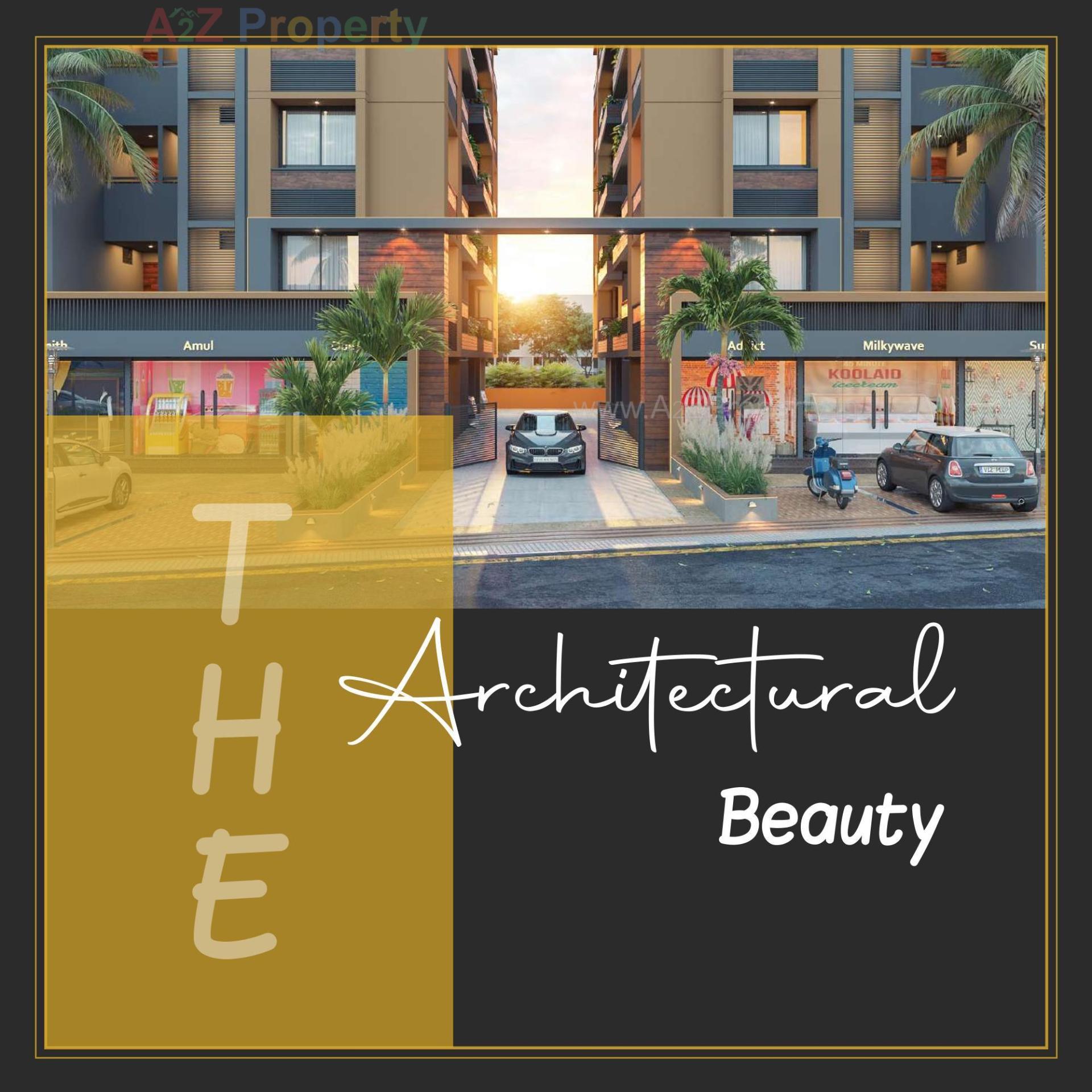 3D Elevation of real estate project Satvam Skyline located at Nikol, Ahmedabad, Gujarat