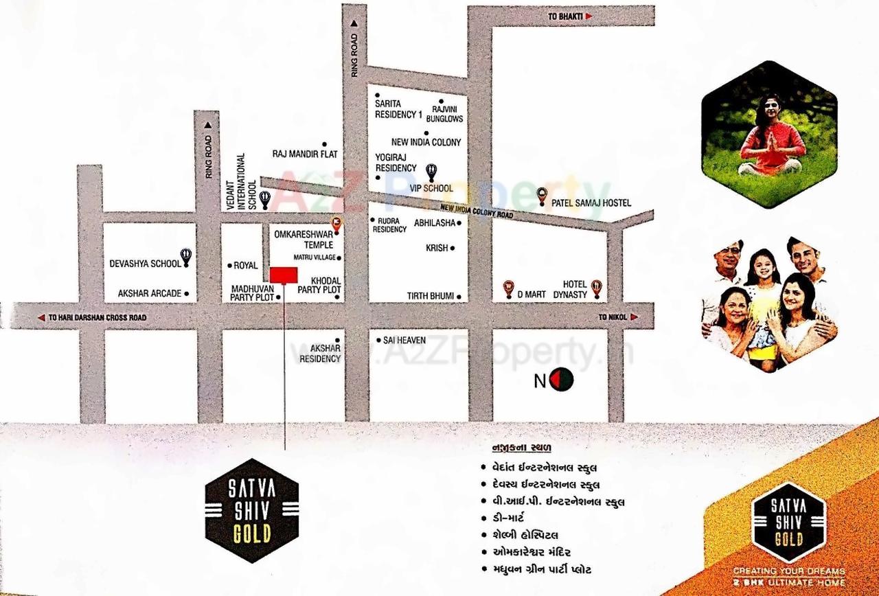  of real estate project Satvashivgold located at Nikol, Ahmedabad, Gujarat
