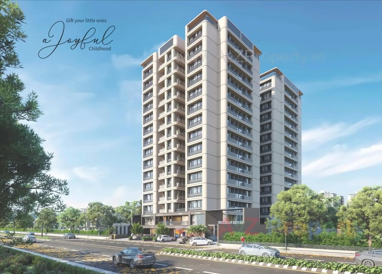 3D Elevation of real estate project Satved Platinum located at Ahmedabad, Ahmedabad, Gujarat