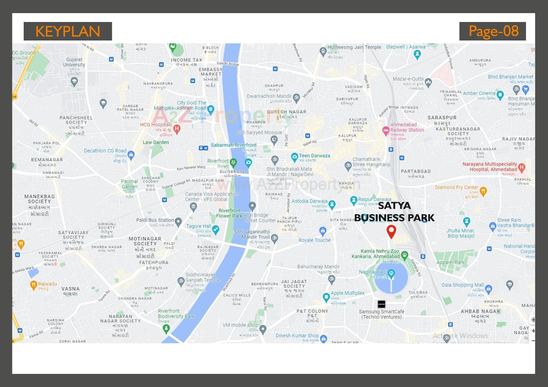  of real estate project Satya Business Park located at Rajpur-hirpur, Ahmedabad, Gujarat