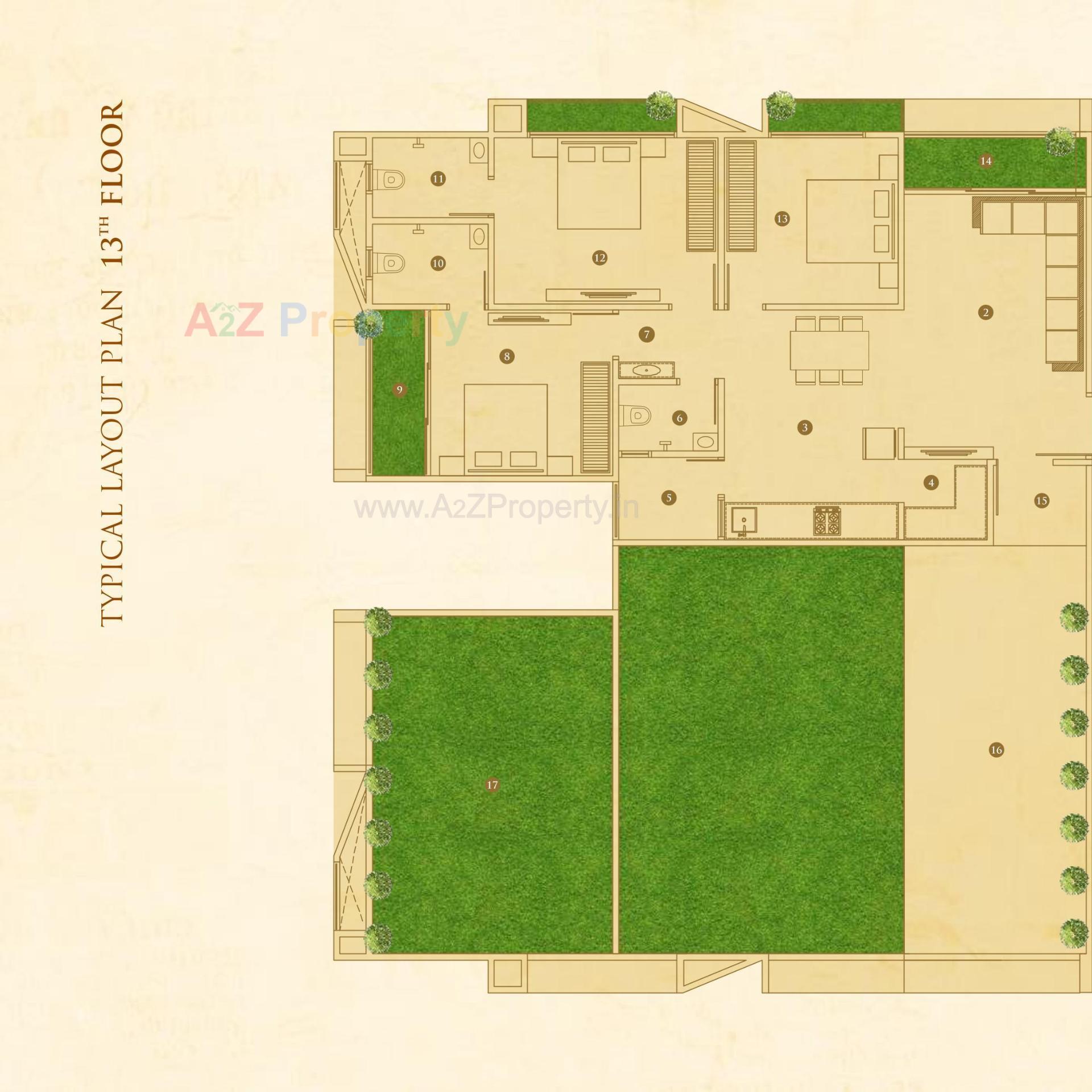 Layout of real estate project Satya Sankalp Sky located at Khoraj, Ahmedabad, Gujarat
