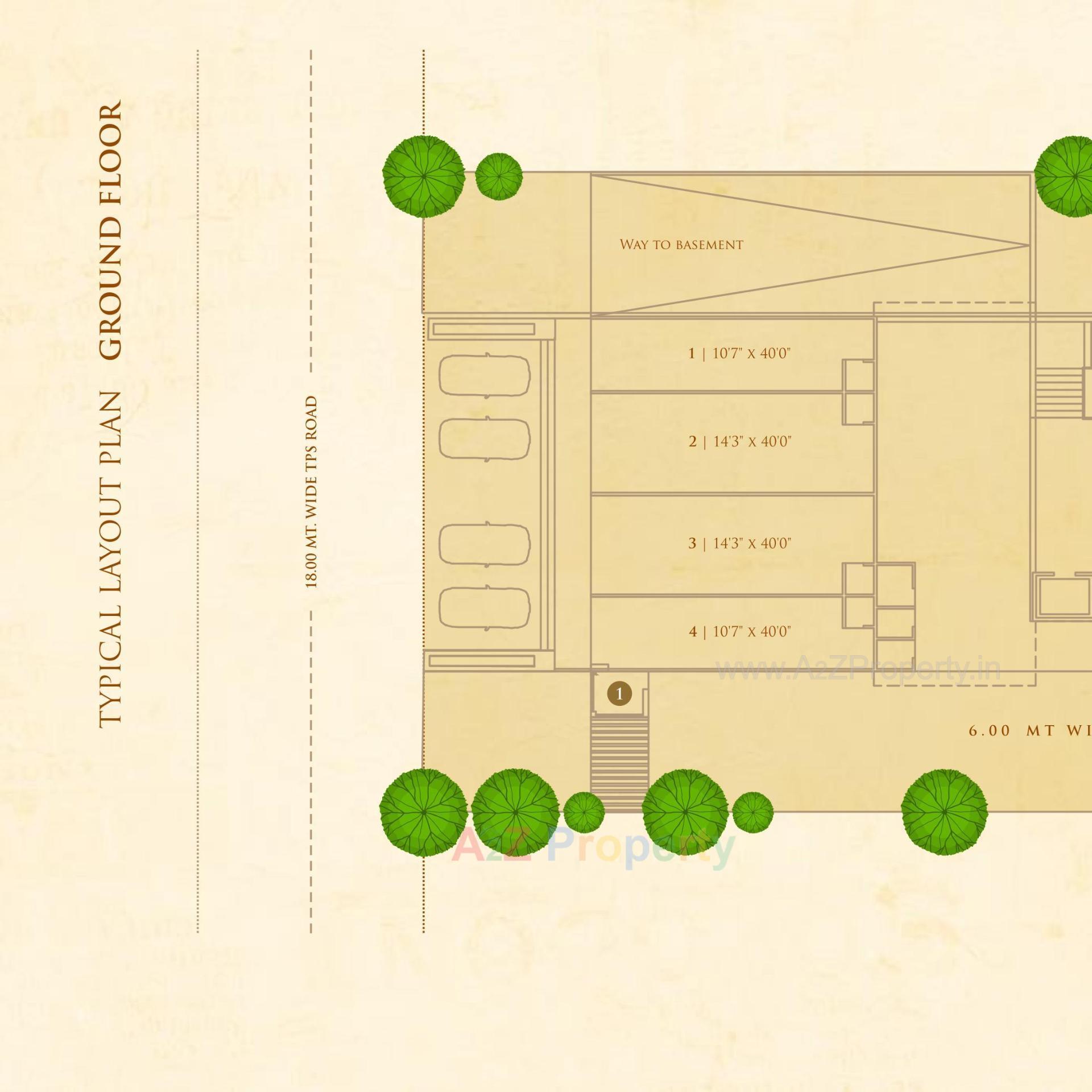 Layout of real estate project Satya Sankalp Sky located at Khoraj, Ahmedabad, Gujarat