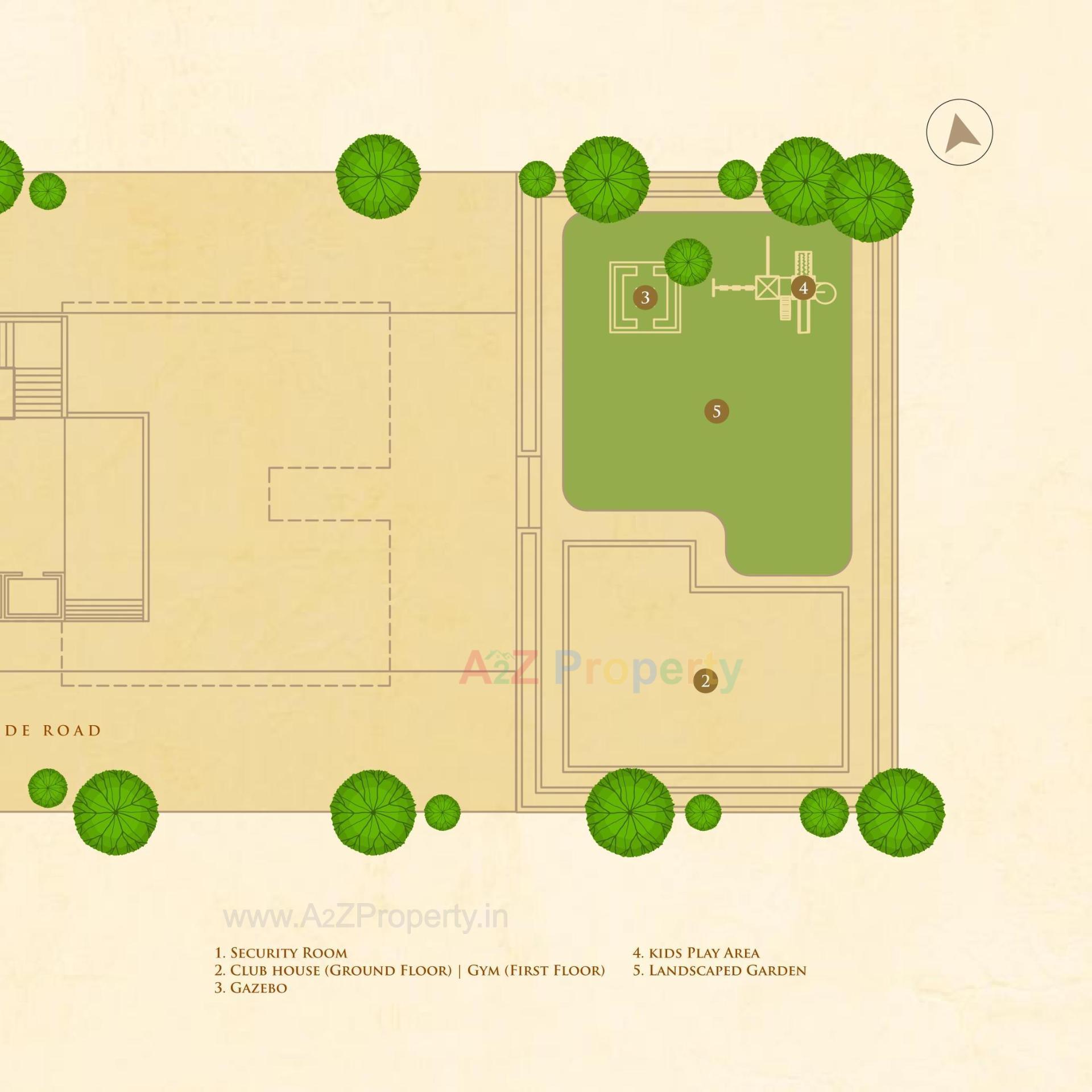 Layout of real estate project Satya Sankalp Sky located at Khoraj, Ahmedabad, Gujarat