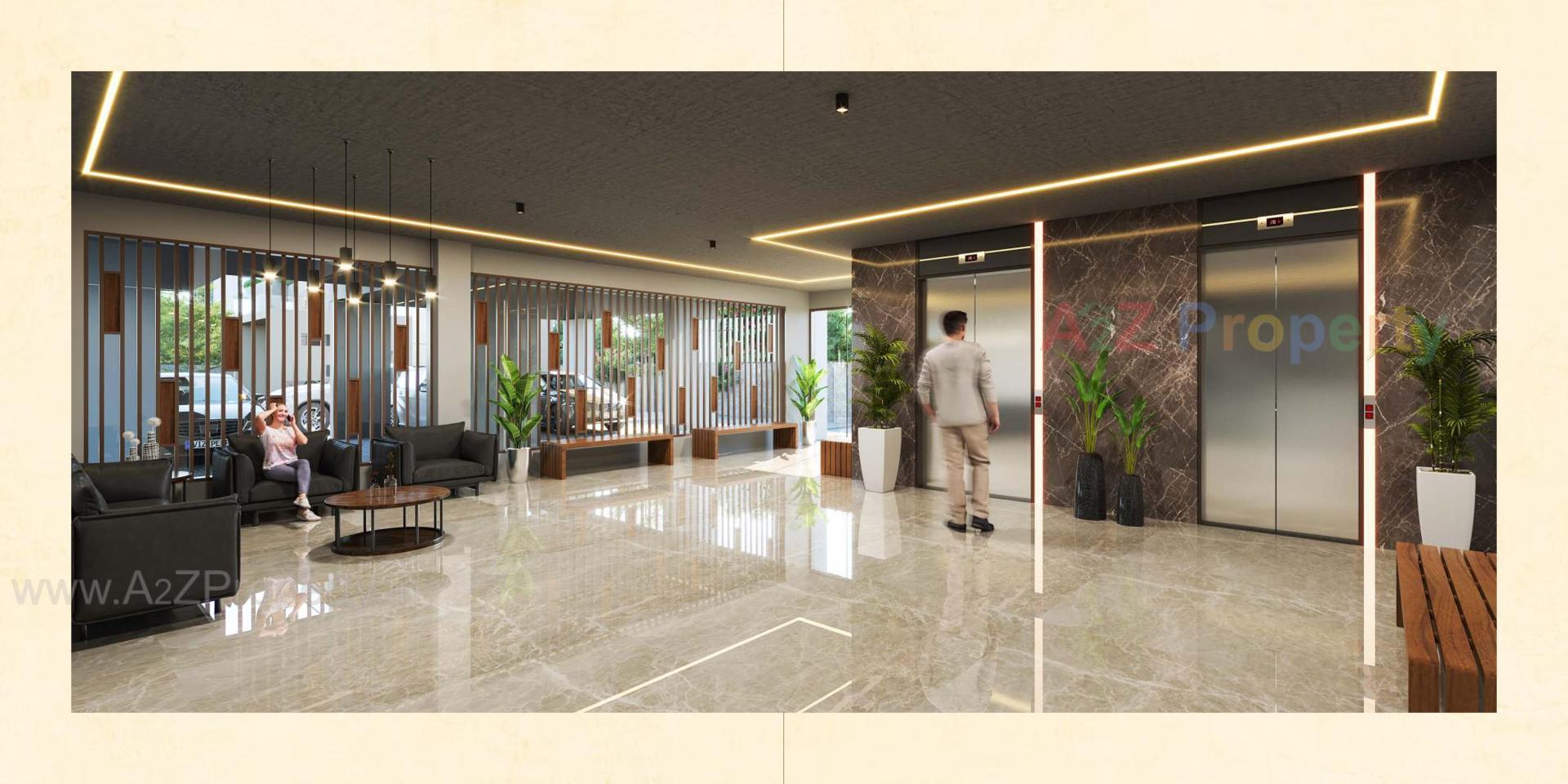 3D Elevation of real estate project Satya Sankalp Sky located at Khoraj, Ahmedabad, Gujarat