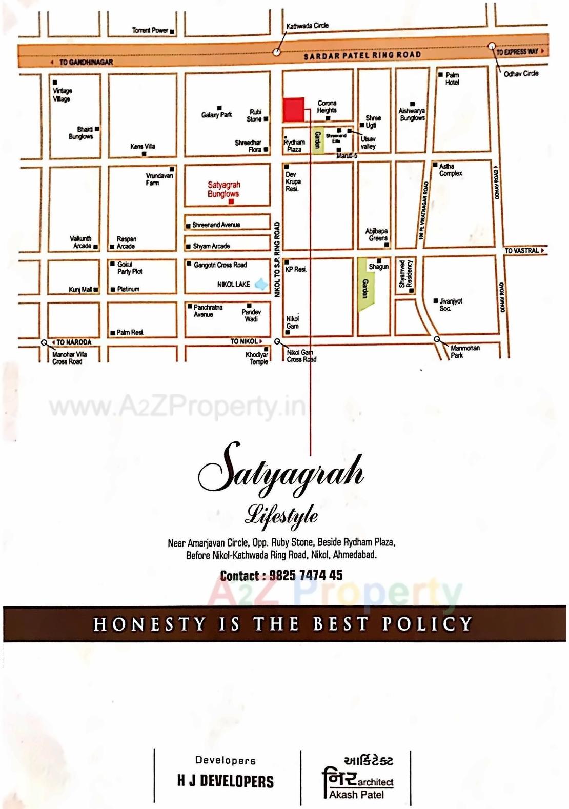  of real estate project Satyagrah Life Style located at Nikol, Ahmedabad, Gujarat