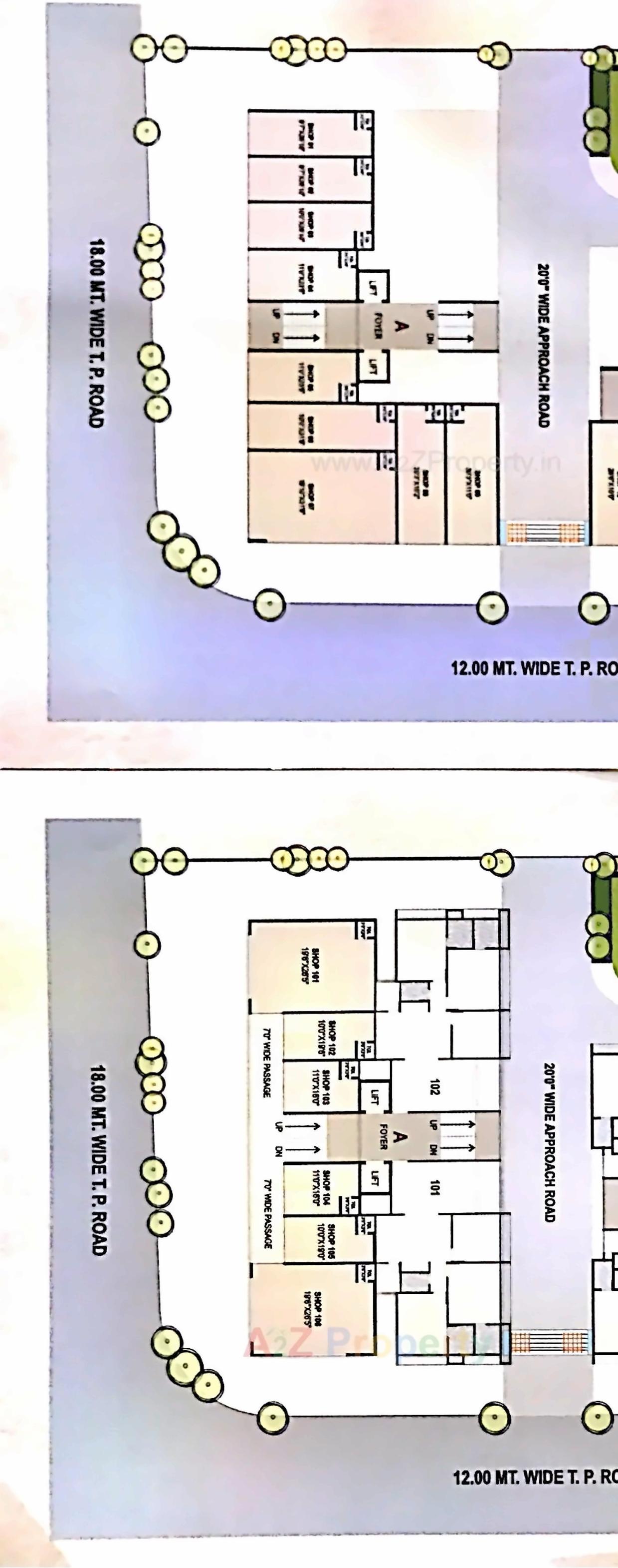 Layout of real estate project Satyagrah Life Style located at Nikol, Ahmedabad, Gujarat