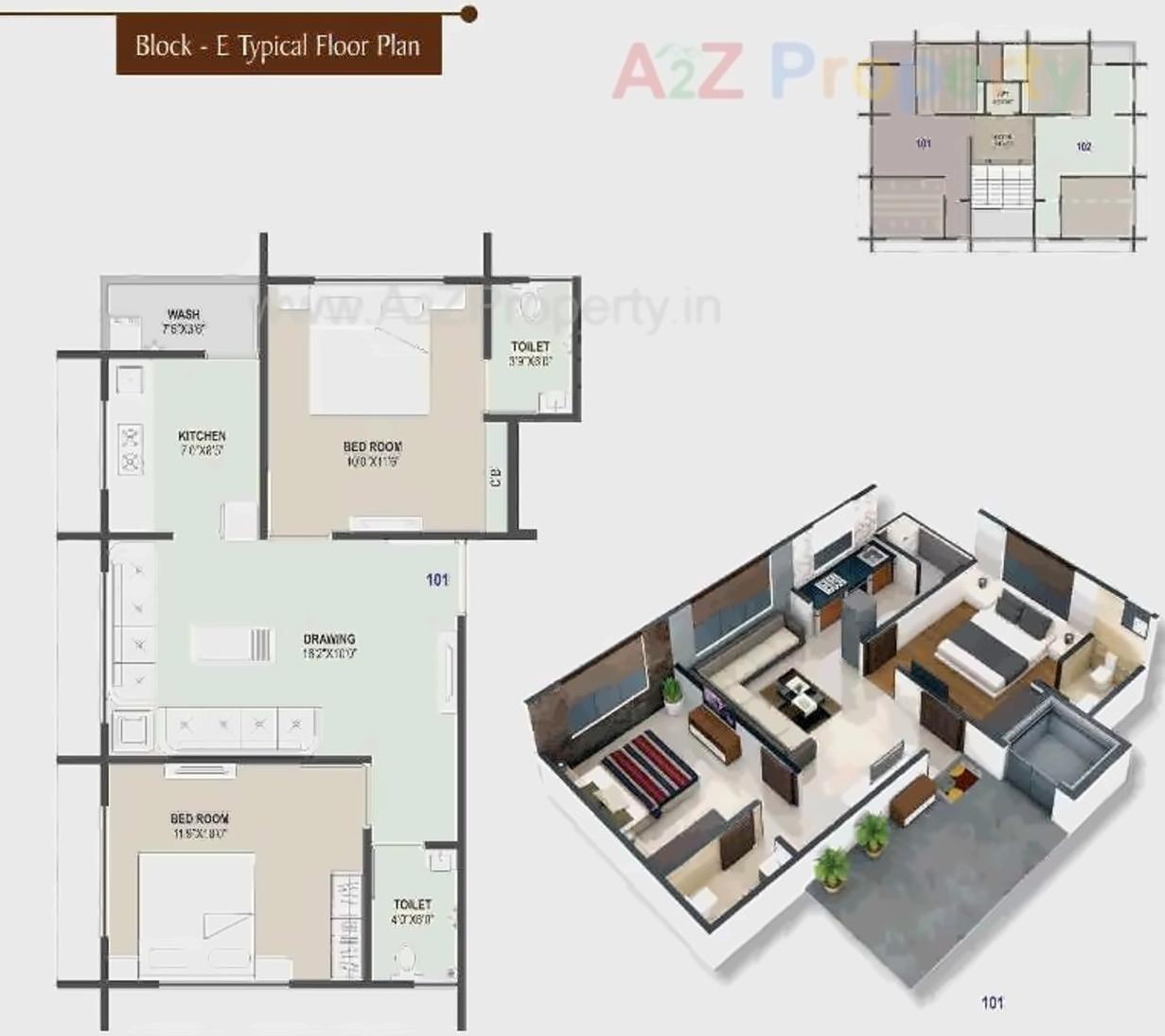 Layout of real estate project Satyagrah Residency located at Nikol, Ahmedabad, Gujarat